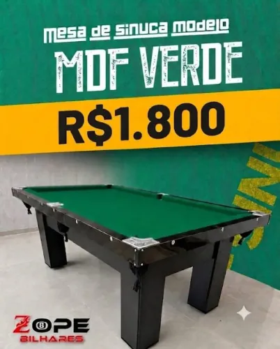 Mesa Sinuca Bilhar Pronta Entrega