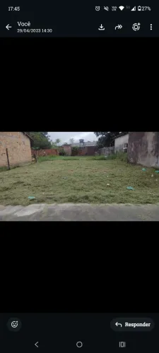 Terreno . Com obra em andamento . No precinho 