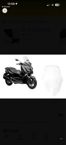Pára-brisa bolha Xmax 250