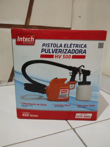 Pistola elétrica pulverizadora HV500 intech