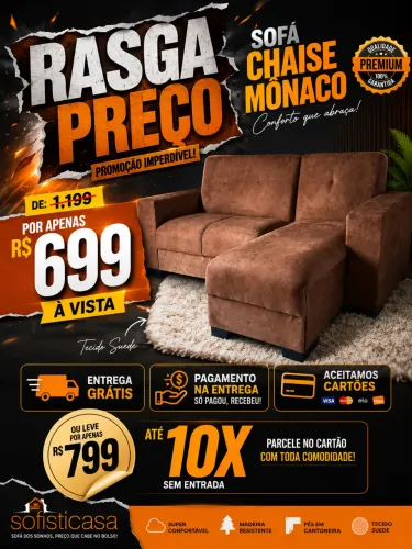 sofá novos , entrega grátis, sofá a partir de 549