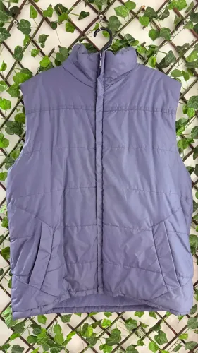 Colete Puffer Masculino Impermeável Cinza | Tam. GG