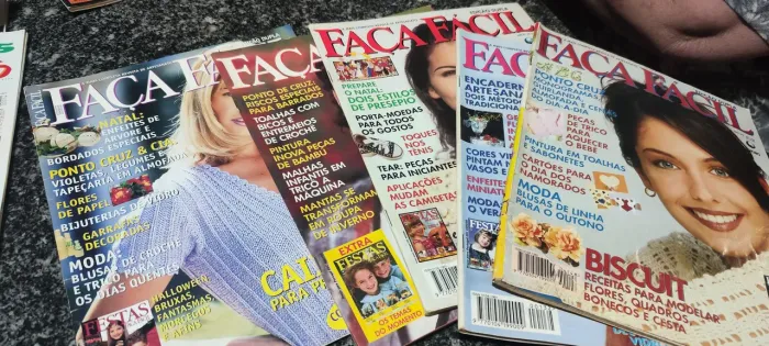 Revistas antigas Faça fácil