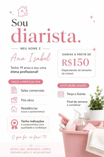 Sou diarista 