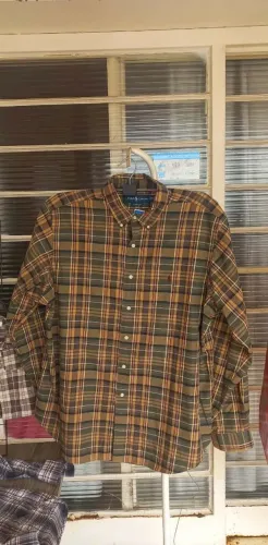 Camisa xadrez marca RALPH LAUREN GG