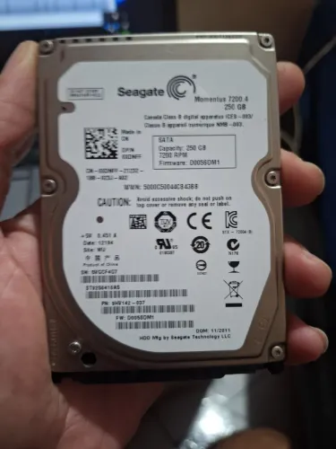 HD Notebook 250GB Seagate Momentus 7200.4