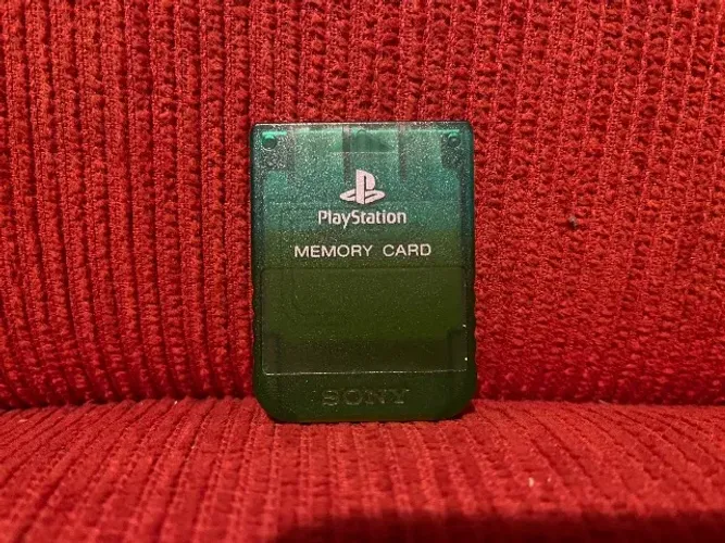 Memory Card Verde Original PS1 Playstation 1