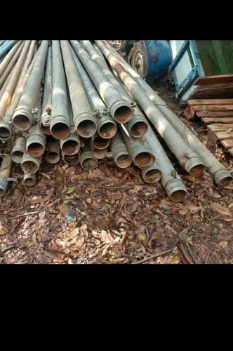 Canos de irrigação 4 polegada aço galvanizado 60 Barras.