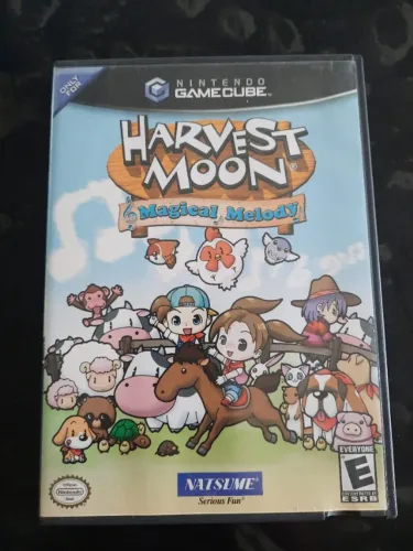 Jogo Harvest Moon Magical Melody original para Game Cube/Wii