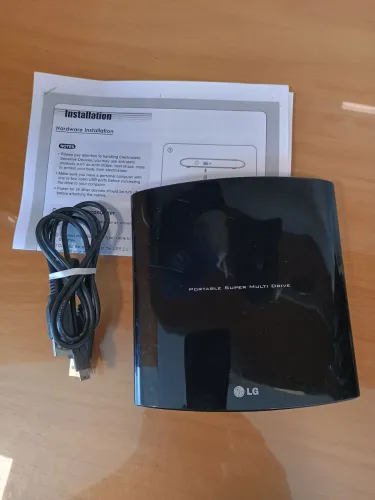 LG Portable Super Multi Drive Gravador de CD e DVD USB