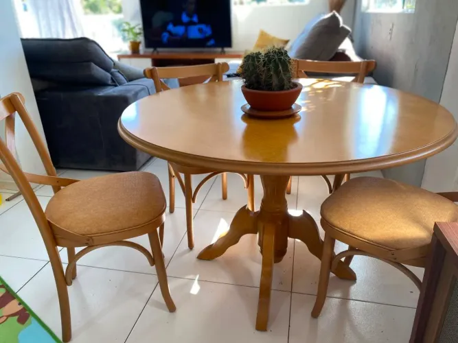 Mesa alto padrão 4 lugares (nova)