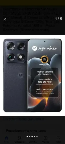 Vendo ou troco Motorola Signature 