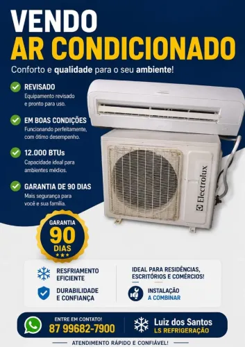 Ar condicionado 30.000 BTUs Electrolux