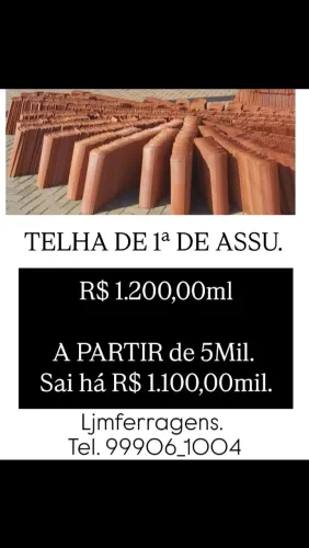 TELHA DE 1ª DE ASSU.