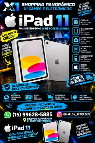 iPad 11 novo lacrado pronta entrega - venha para melhor loja