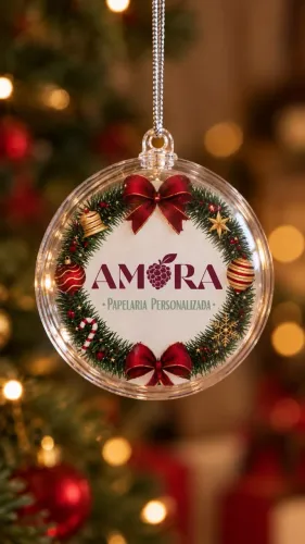 Esferas Acrilicas Personalizadas(Bola de arvore de natal)?