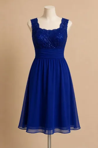 Vestido de Festa Azul