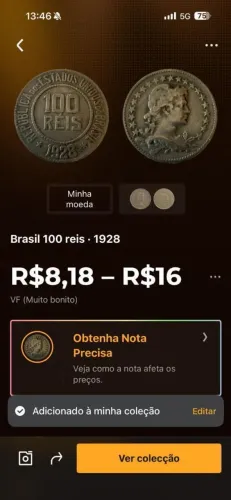 Coleção de moedas antigas 