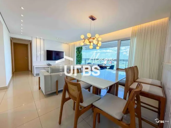 Apartamento, mobiliado 115 m², 3 qts, , 2 vagas, Jardim Goiás