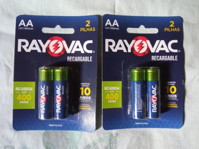 Pilha Recarregável Rayovac 4 unidades