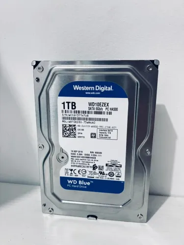 HD WD Blue 1TB SATA Desktop - Funcionando Perfeitamente