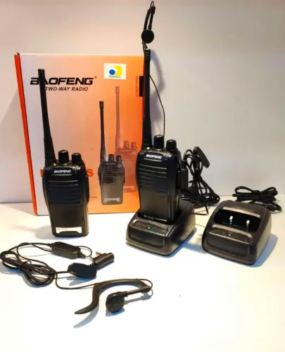 Kit 2 rádio comunicador 