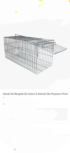 Gaiola pra transporte de animais 