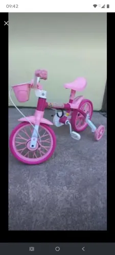 Vendo bicicleta infantil rosa