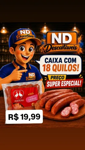 Calabresa perdigão caixa com 18kg