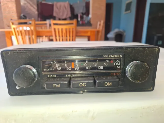 Rádio Antigo Bosch LD 243 Original VW Funcionando - Fusca Passat Gol