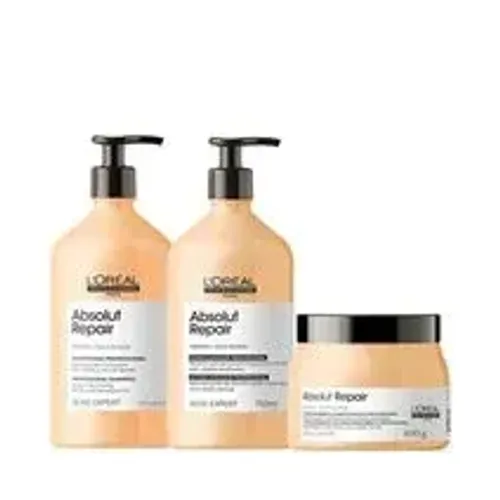 Kit Absolute Repair Loreal Professionnel (Shampoo e Condicionador 750ml + Máscara 500ml)
