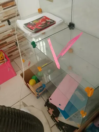 Vitrine de vidro!