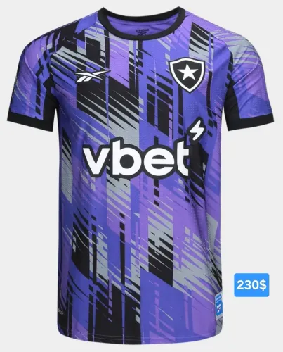 Camisa de goleiro roxa do Botafogo P e M original