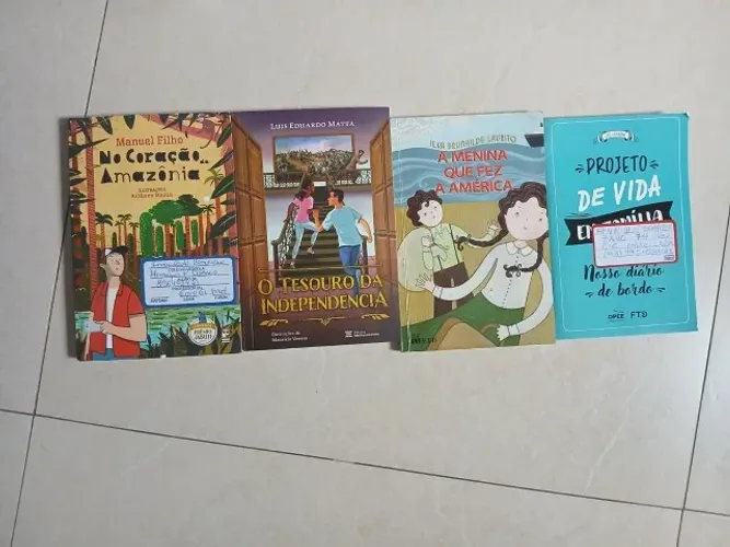 Livros didáticos do 5 ano ao 7 ano do fundamental