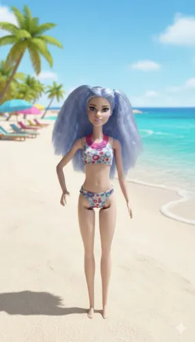 Linda boneca Barbie original