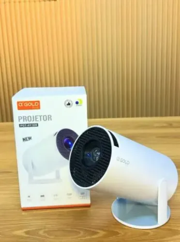 Mini Projetor A'Gold Portatil Smart Novo 1 Unidade