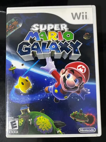Super Mario Galaxy Nintendo Wii Original Completo manual excelente estado de conservação