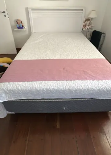 Cama Box Casal Conjugada com Molas Ensacadas individualmente Star Moon Umaflex