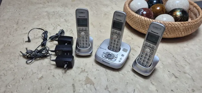 Telefone sem Fio Panasonic base + 2 remotos