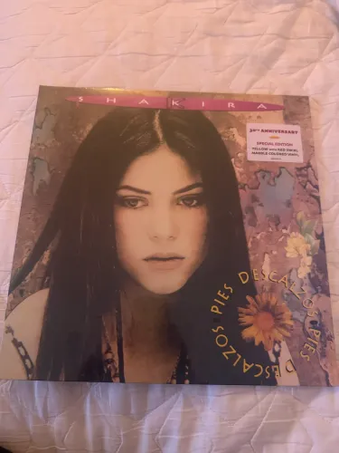 Lp Shakira - Pies Descalzos LACRADO (vinil amarelo marmorizado - ed. francesa 30 anos) 