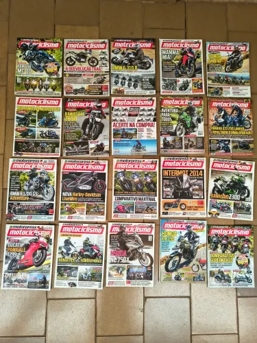 Lote 20 Revistas Motociclismo (Motorpress) - Edições entre 198 e 263