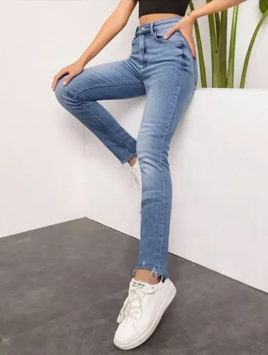 calça jeans zara skinny azul 34<br>Usada em bom estado