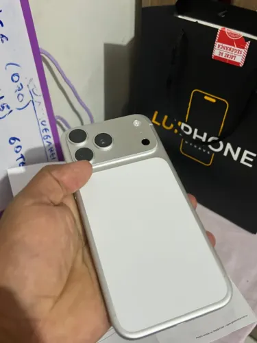 iPhone 17 pró max 256 gigas branco (silver)