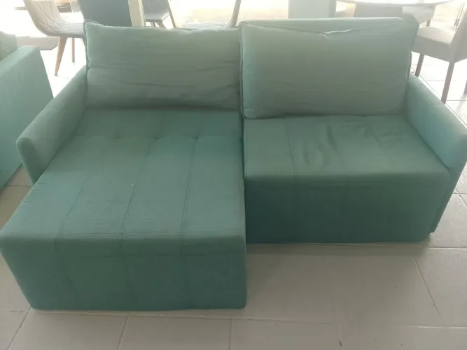 Sofá caixa zero cama medindo 2.10