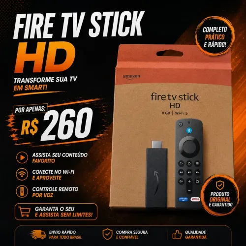 Smart TV Amazon Fire TV - Rápida e Completa