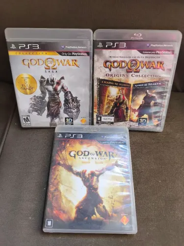 Coleção completa God of war ps3 - 6 Jogos