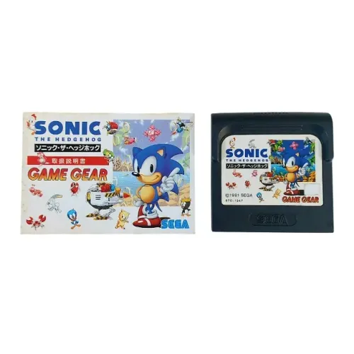 Sonic The Hedgehog C/ Manual - Japonês - Sega Game Gear