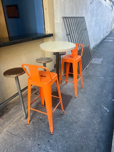 Mesa alta bistrô conjunto