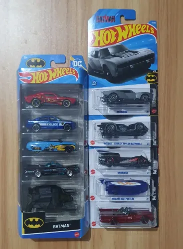 Lote com 10 Hot Wheels mini Batmobile Originais e Lacrados