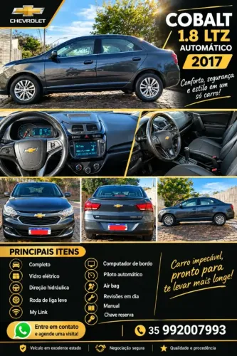 Chevrolet Cobalt LTZ 1.8 8V Econo.flex 4P Aut. 2017